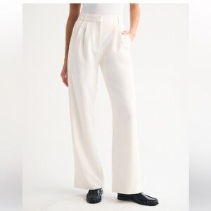 Abercrombie & Fitch Black Wide-Leg Trousers